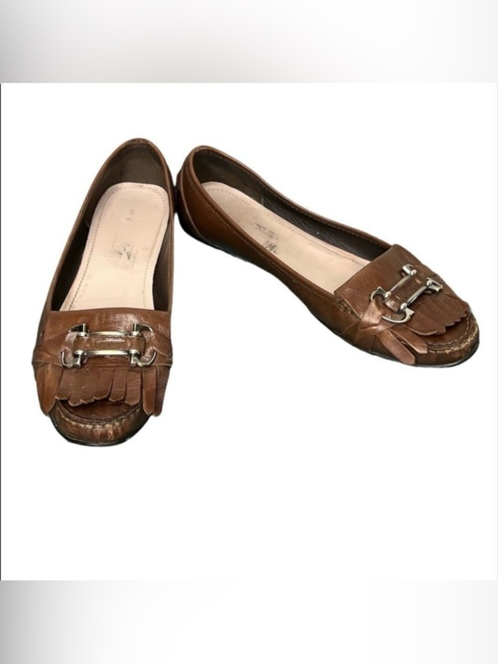 Salvatore Ferragamo Brown Loafers Size 9.5 Neutral Minimalist Business Casual
